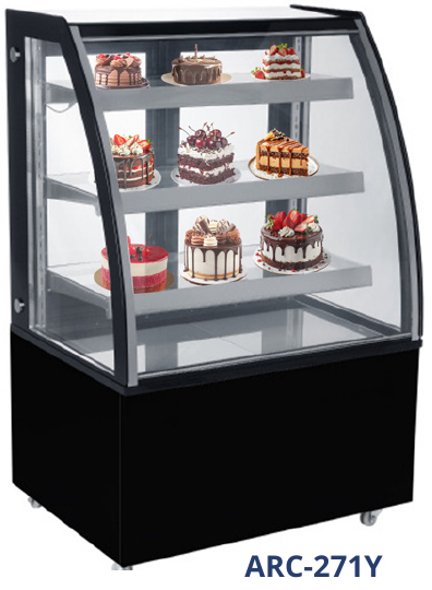 GEA ARC-271Y — Curved Glass Cake Showcase