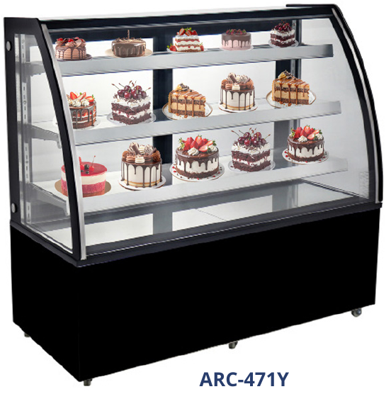 GEA ARC-471Y — Curved Glass Cake Showcase