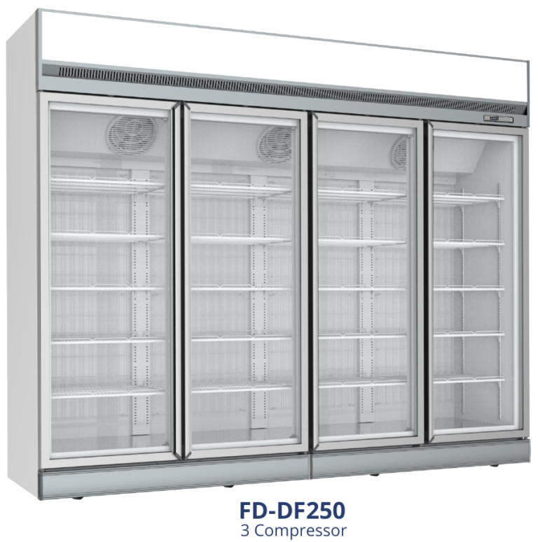 GEA FD-DF250 — Up Right Glass Door Freezer