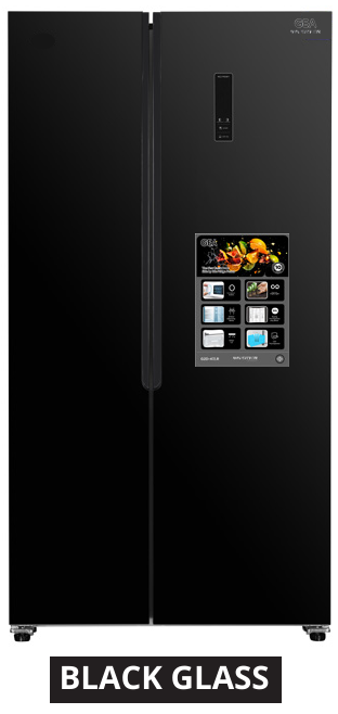 GEA G2D-472.R Black Glass — Home Refrigerator