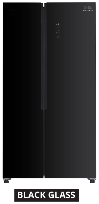 GEA G2D-623 Black Glass — Home Refrigerator