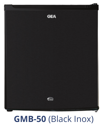 GEA GMB-50 (Black inox) — Mini Bar Refrigerator for Hotel
