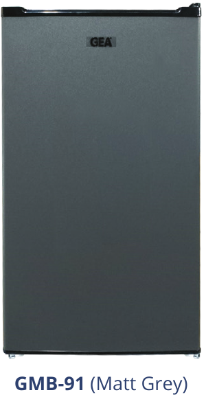 GEA GMB-91 (Matt Grey) — Mini Bar Refrigerator for Hotel