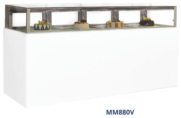 GEA MM880V — Rectangular Cake Showcase with Drawer