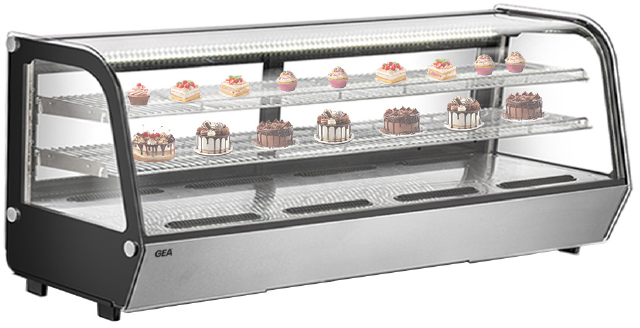 GEA RTW-252L-4CH — Counter Top Cake Showcase