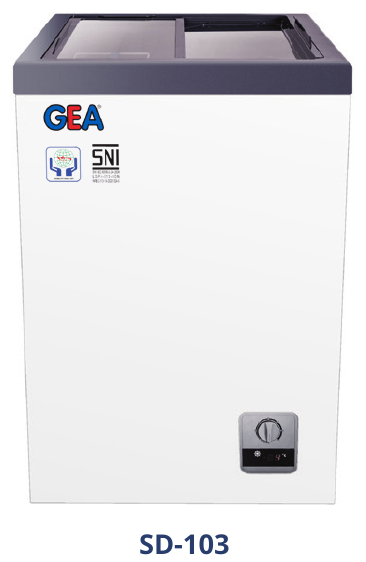 GEA SD-103 — Sliding Flat Glass Freezer