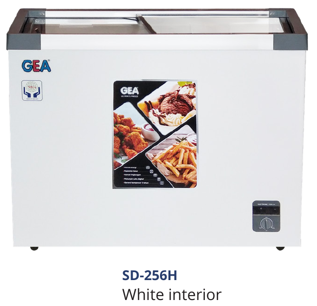 GEA SD-256H — Sliding Flat Glass Freezer