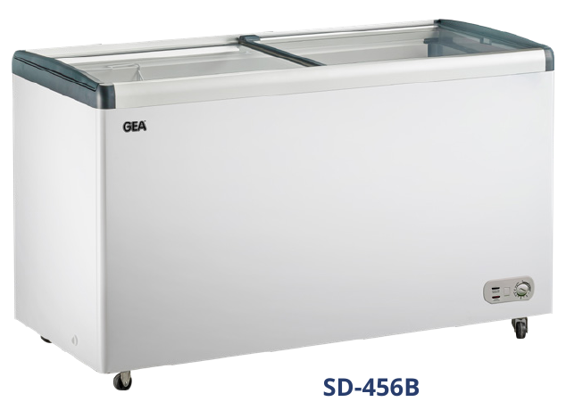 GEA SD-456B — Sliding Flat Glass Freezer
