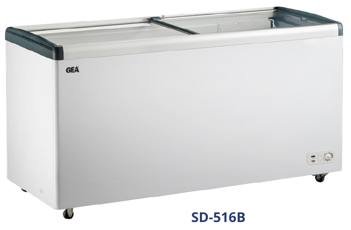 GEA SD-516B — Sliding Flat Glass Freezer