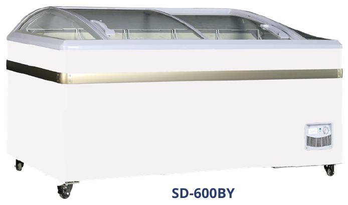 GEA SD-600BY — Sliding Curve Glass Freezer
