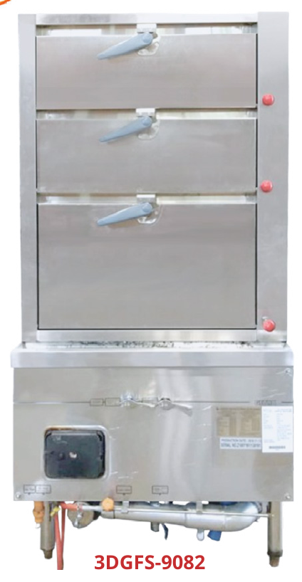 GETRA 3DGFS-9082 — 3 Decks Gas Turbo Blower Steamer