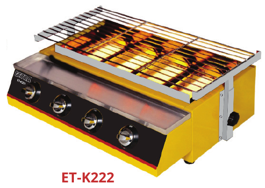 GETRA ET-K222 — 4 Burner BBQ