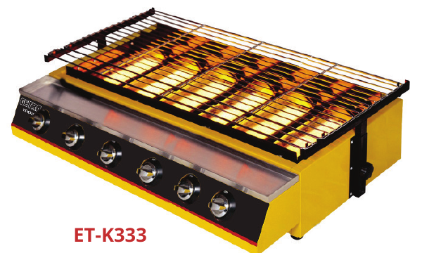 GETRA ET-K333 — 6 Burner Big BBQ
