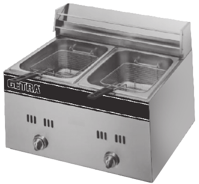 GETRA GF-102G — Gas Deep Fryer